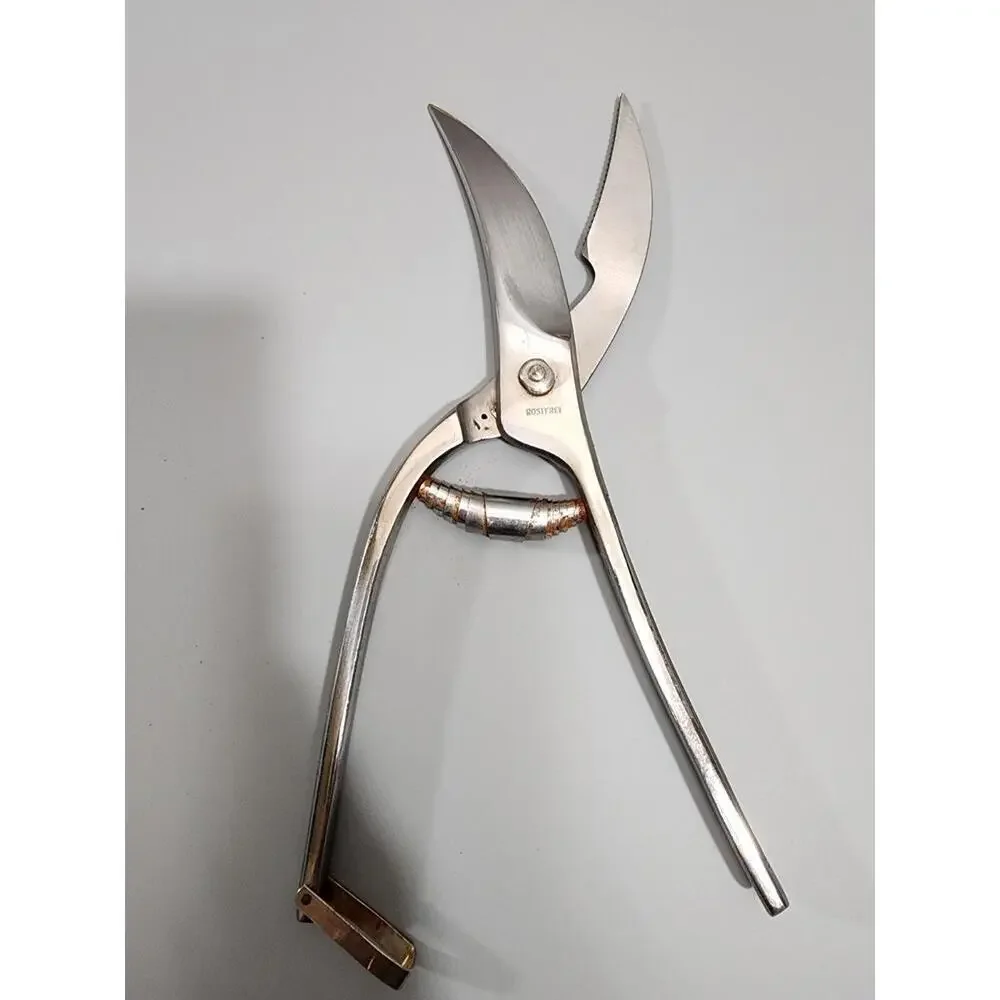 Vintage J. Kretzer Solingen Germany Serrated Stainless Steel Poultry Shears
